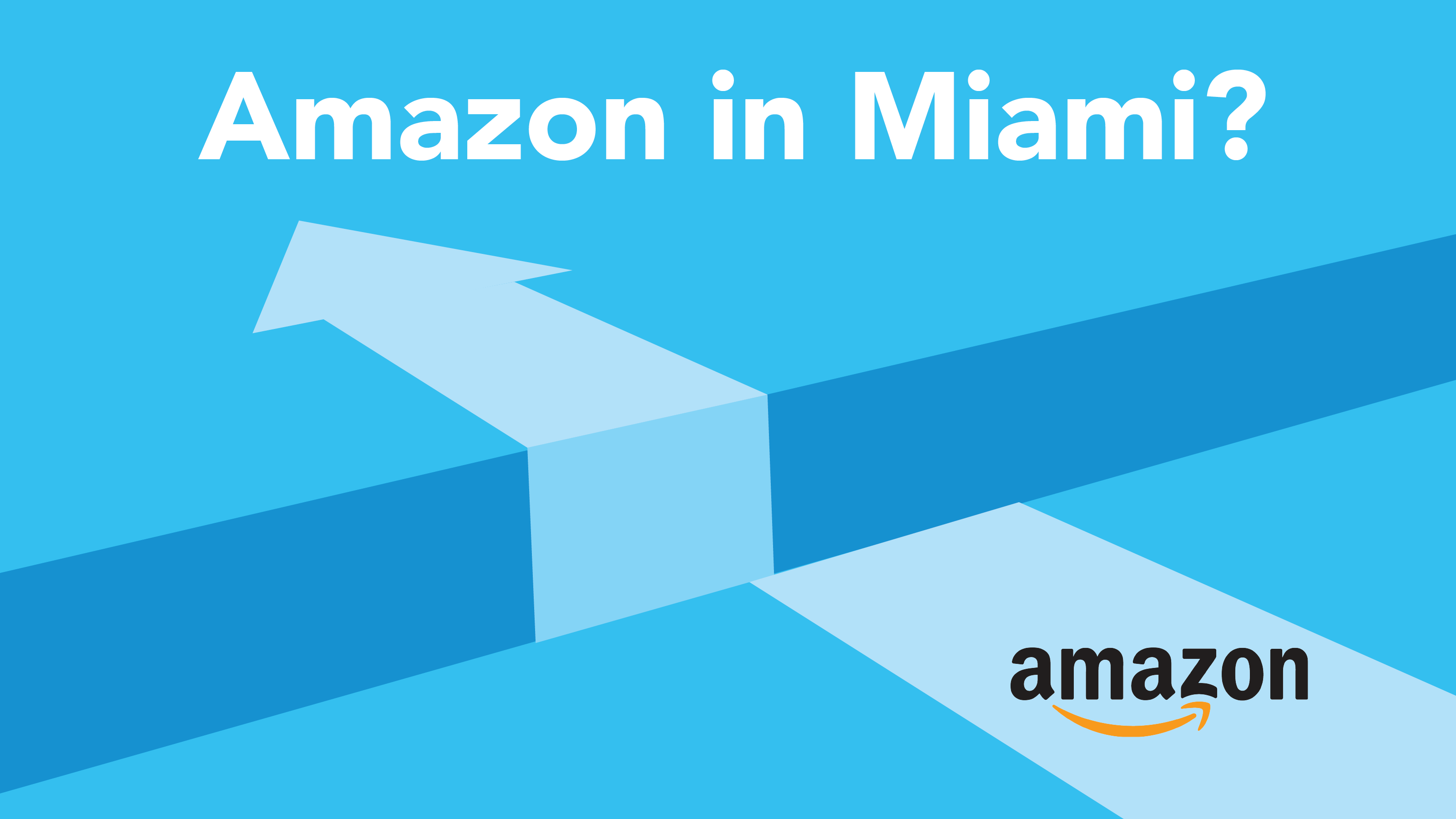 Amazon HQ2 in Miami - arrow going over divide