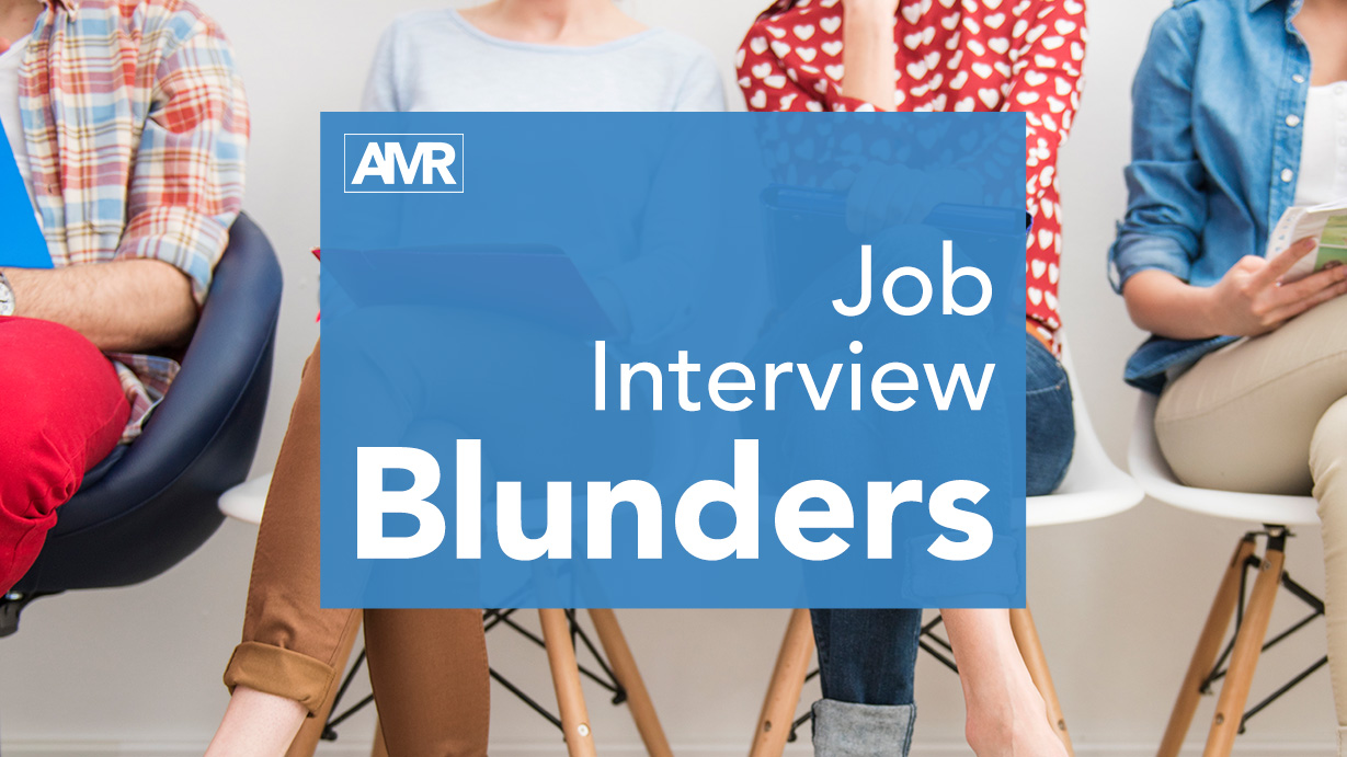 Job Interview Blunders cover - people sitting in office for interview