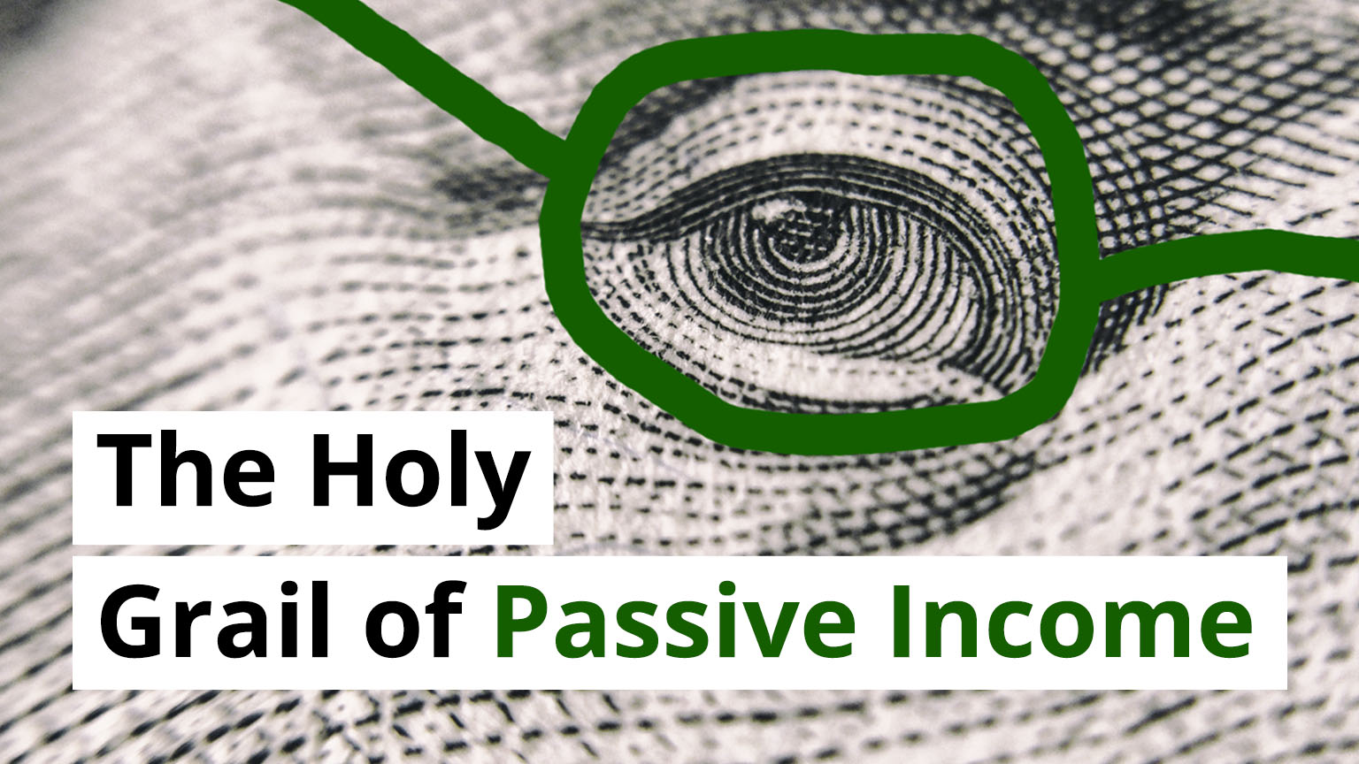 Passive Income Cover - front of US money bill with text
